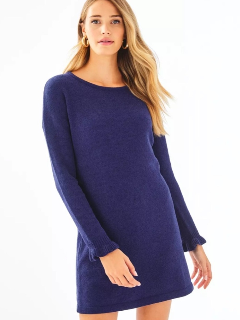 NEW Lilly Pulitzer Galen Sweater Dress Blue Sz XS